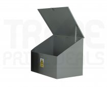Hazardous Bin | Sloping Top | Grey | 900/500 x 1200 x 750mm | Redditek