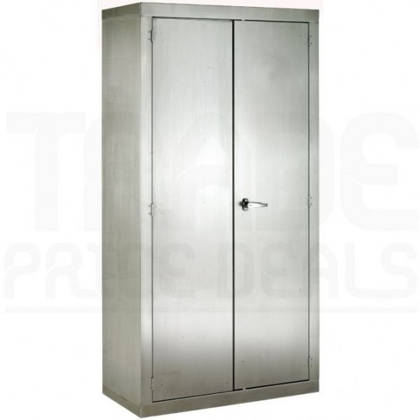 Stainless Steel Cupboard | 2 Doors | 3 Shelves | 1830 x 915 x 457mm | Redditek