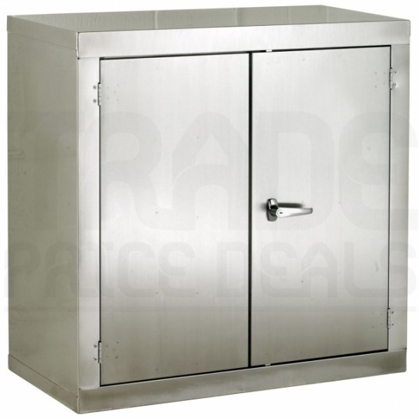 Stainless Steel Cupboard | 2 Doors | 2 Shelves | 915 x 915 x 457mm | Redditek