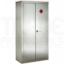 Stainless Steel Hazardous Cabinet | 2 Doors | 4 Shelves | 1830 x 915 x 457mm | Redditek