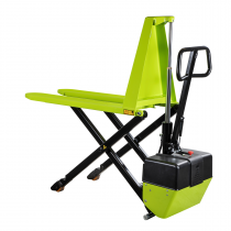Electric High Lift Pallet Truck | Lift Height 800mm | Forks 1150 x 540mm | Max Load 1000kg | Green | HX10E