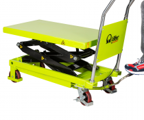 Lifting Table | Table Size 905 x 500mm | Lift Height 1300mm | Max Load 350kg | Green | LT35D