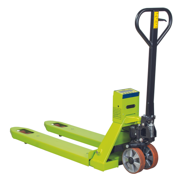Manual Weigh Scale Pallet Truck | Forks 1185 x 555mm | Max Load 2500kg | Green | PX25