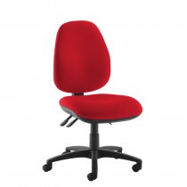 High Back Operator Chair | Belize Red | Made to Order | No Arms | Jota