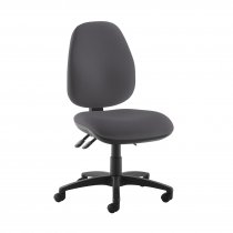 High Back Operator Chair | Blizzard Grey | Made to Order | No Arms | Jota