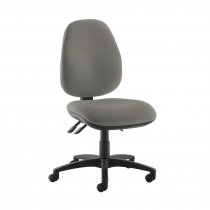 High Back Operator Chair | Slip Grey | Made to Order | No Arms | Jota