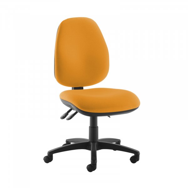 High Back Operator Chair | Solano Yellow | Made to Order | No Arms | Jota