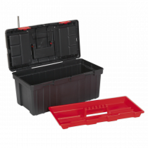 Toolbox | Tote Tray | 240h x 490w x 240d mm | Black & Red | Sealey