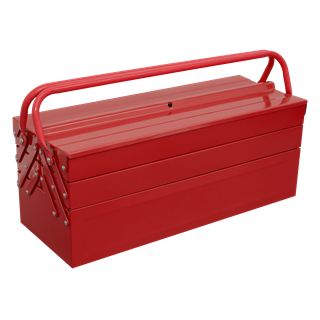 Cantilever Toolbox | 4 Trays | 220h x 530w x 210d mm | Red | Sealey
