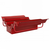 Cantilever Toolbox | 4 Trays | 220h x 530w x 210d mm | Red | Sealey