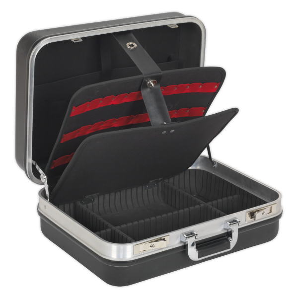 ABS Tool Case | 185h x 470w x 350d mm | Black & Silver | Sealey