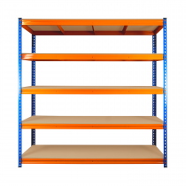 Ultra Heavy Duty Storage Racking | 1800h x 1800w x 450d mm | 350kg Max Weight per Shelf | 5 Levels