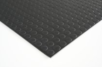 PennyDot Rubber Matting Roll | Black | 1.22m x 10m | 3mm Thickness | Blue Diamond Matting