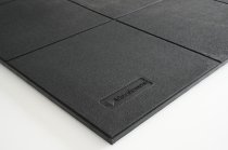 Cushion Link Solid Top Anti Fatigue Mat | Black | General Purpose / 25% Nitrile | Blue Diamond Matting