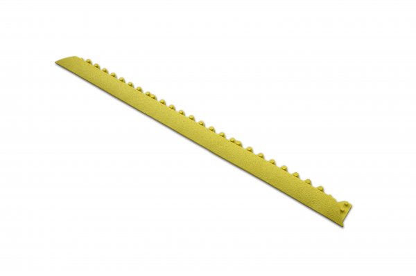 Cushion Link Solid Top Anti Fatigue Male Ramped Edge | Yellow | 0.91m | Blue Diamond Matting