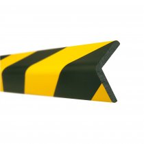 TRAFFIC-LINE Edge Impact Protection Foam | Right Angle Shape | Self-Adhesive | 60/60mm x 1000mm | 10mm Thick | Yellow/Black