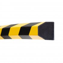 TRAFFIC-LINE Surface Impact Protection Foam | Trapeze Shape | Self-Adhesive | 40mm x 1000mm | 35mm Thick | Yellow/Black