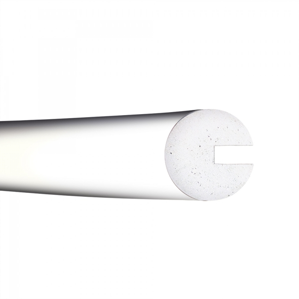 TRAFFIC-LINE Push-Fit Impact Protection Foam | Semi-Circle Shape | 40mm x 1000mm | 40mm Thick | White