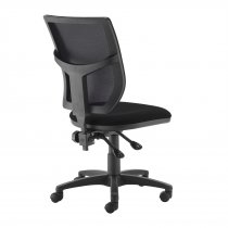 High Mesh Back Operator Chair | Black Seat | No Arms | Altino