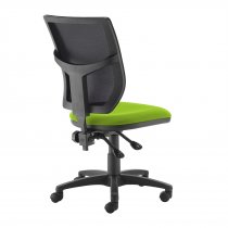 High Mesh Back Operator Chair | Green Seat | No Arms | Altino