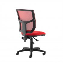 High Coloured Mesh Back Operator Chair | Red | No Arms | Altino