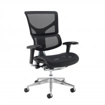 Ergo Posture Chair | Mesh Back | Black | Chrome Base | No Headrest