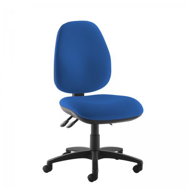 High Back Operator Chair | Blue | No Arms | Jota