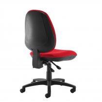 High Back Operator Chair | Panama Red | Made to Order | No Arms | Jota