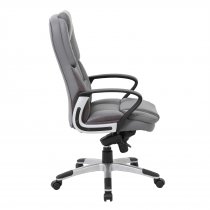 Executive Chair | Faux Leather | Grey | Palermo