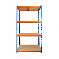 Extra Heavy Duty Storage Racking | 1800h x 900w x 450d mm | 300kg Max Weight per Shelf | 4 Levels