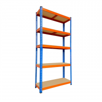 Extra Heavy Duty Storage Racking | 1800h x 900w x 300d mm | 300kg Max Weight per Shelf | 5 Levels