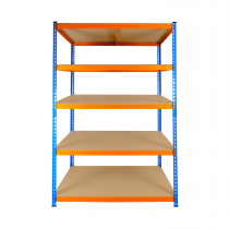 Extra Heavy Duty Storage Racking | 1800h x 1200w x 600d mm | 300kg Max Weight per Shelf | 5 Levels