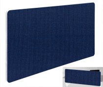 Oblong Backdrop Screen | 300h x 600w mm | Rounded Corners | Royal Blue | Impulse