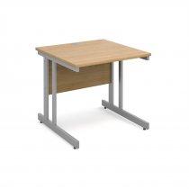 Straight Desk | 800mm Wide | Oak Top | Momento