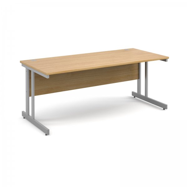 Straight Desk | 1800mm Wide | Oak Top | Momento