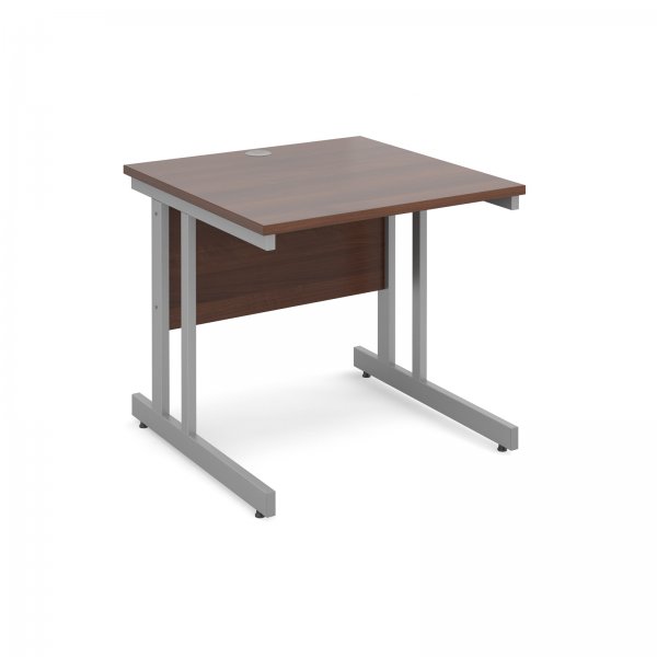 Straight Desk | 800mm Wide | Walnut Top | Momento