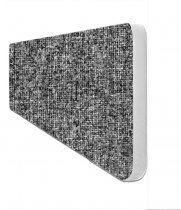 Oblong Desktop Screen | 300h x 600w mm | Rounded Corners | Lead | Impulse