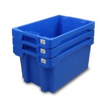 Multi-Purpose Euro Container | 300h x 400w x 600d mm | 51 Litre | Blue