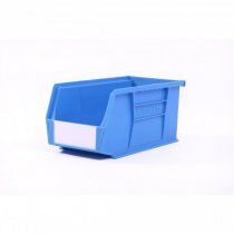 Linbins Standard Storage Bins | Pack of 10 | Size 5 | 130h x 140w x 280d mm | Blue