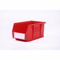 Linbins Standard Storage Bins | Pack of 10 | Size 5 | 130h x 140w x 280d mm | Red