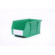 Linbins Standard Storage Bins | Pack of 10 | Size 5 | 130h x 140w x 280d mm | Green