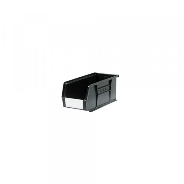Linbins Standard Storage Bins | Pack of 10 | Size 5 | 130h x 140w x 280d mm | 100% Recycled Black