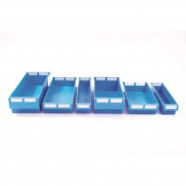 Lintrays | Pack of 10 | Size 2 | 80h x 188w x 400d mm | Blue
