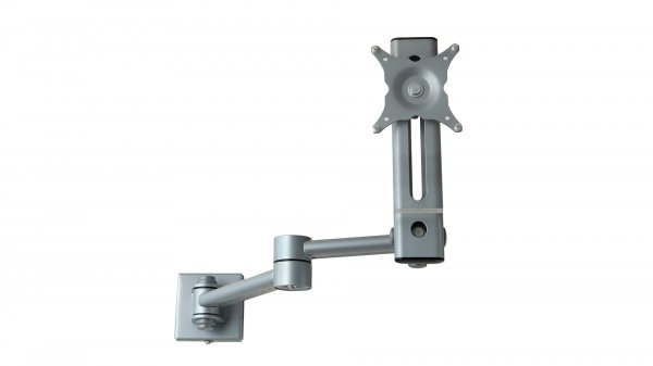 Toolrail Mount Monitor Arm | Silver | Impulse