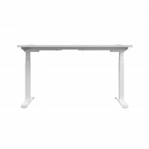 Everyday Dual Motor Sit Stand Desk | 1200w x 800d mm | White Top | White Frame