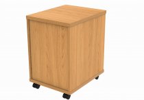 Mobile Pedestal | 590h x 400w x 500d mm | 2 Drawers | Norweigan Beech | Everyday VALUE