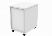 Mobile Pedestal | 590h x 400w x 500d mm | 3 Drawers | Arctic White | Everyday VALUE