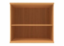 Office Bookcase | 730h x 800w x 400d mm | 1 Shelf | Norweigan Beech | Everyday VALUE