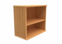 Office Bookcase | 730h x 800w x 400d mm | 1 Shelf | Norweigan Beech | Everyday VALUE
