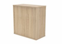 Office Cupboard | 816h x 800w x 400d mm | 1 Shelf | Canadian Oak | Everyday VALUE